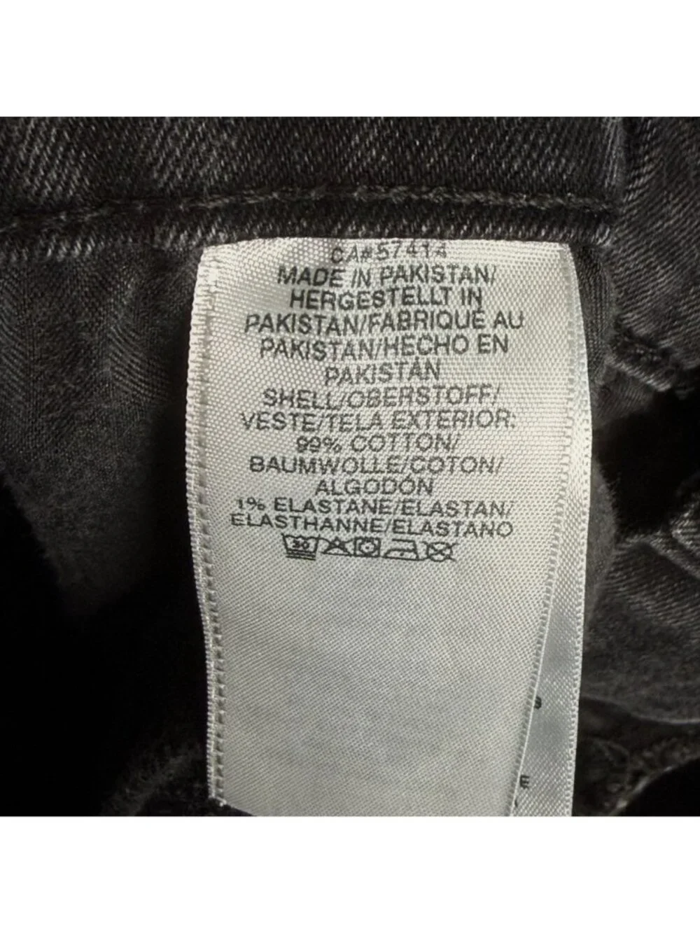 True Religion Black Rocco Back Flap Jeans, 32